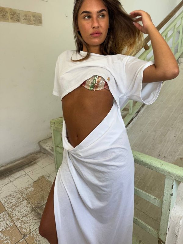 שמלת טריקו 100% כותנה