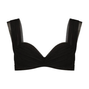 חזיית מניפה שחורה