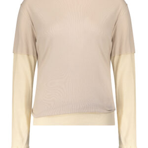 חולצת טישו שכבות אפור