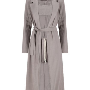 בלייזר ארוך פרנץ טרי אפור בהיר