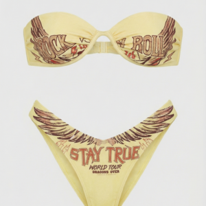 ביקיני Rock and roll צהוב ברזלים
